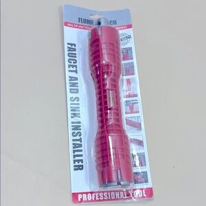 Flume wrench Tech Red Faucet and Sink Installer Tool​​​
